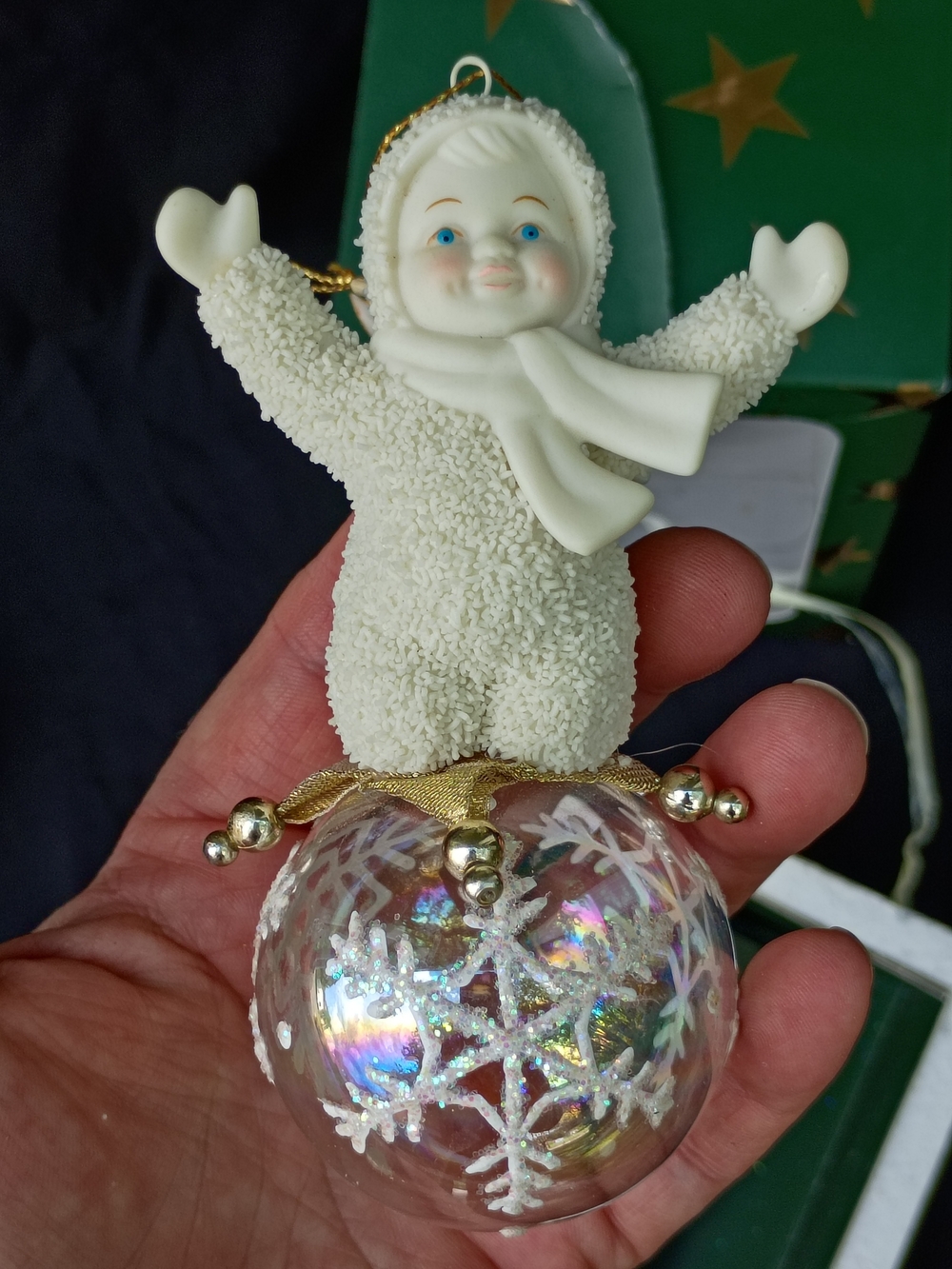 Dept. 56 Snowbabies Ornament One Baby In A Snowsuit 12 Days of Christmas
